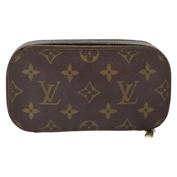 LOUIS VUITTON Monogram Trousse Brush PM Cosmetic Pouch M47510 LV Auth 149213 - Picture 2 of 16
